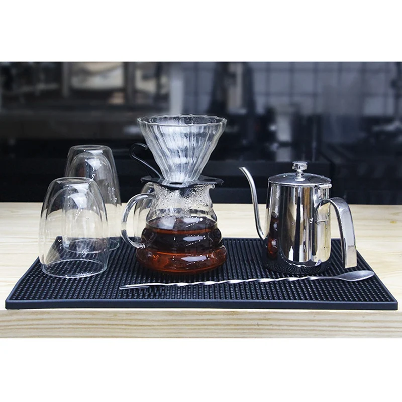 Новинка лидер продаж Нескользящий Резиновый коврик для бара стеклянный