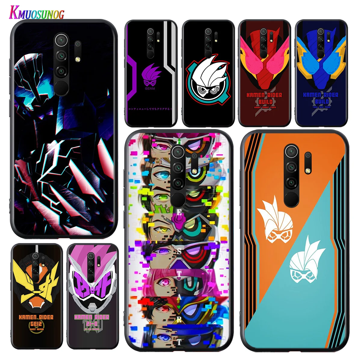 

Hot Anime Dragon Rider Kamen For Xiaomi Redmi 9A 9C 9 Prime GO 8A 7A 6A 5A 4X S2 Pro Plus Black Phone Case