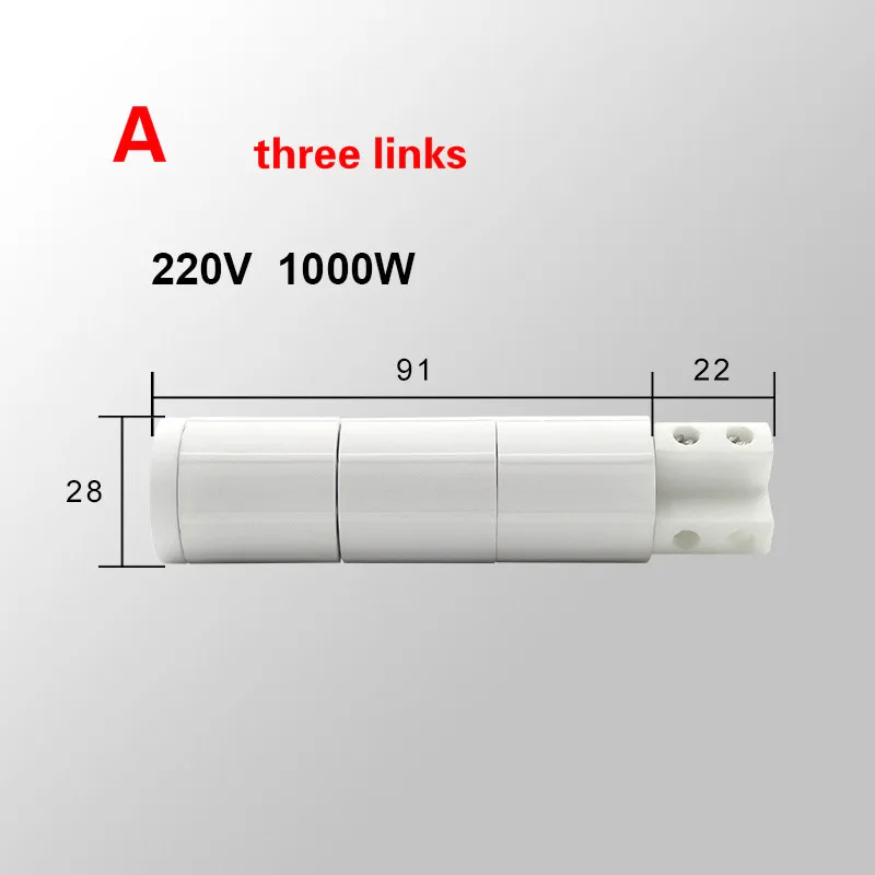 Нагревательный элемент высокая термостойкость 220v1000w/1200w элемент Керамический нагревательный сердечник для пеллетный котел для биомассы воспламенитель горелки