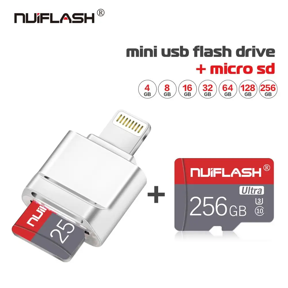 Usb флеш-накопитель для iOS/Android с usb-флешкой iPhone 6 6S 6P 7 7S 7P 8 8P X XS XR 64 Гб 128 ГБ 256 Otg