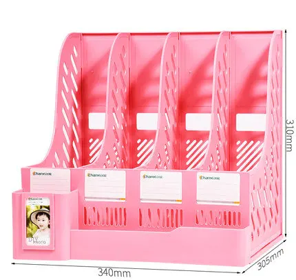 4 - Box Type Многофункциональный офисный бумажный лоток A4 коробка бумажный Органайзер стол журнал держатель файл Органайзер лоток - Цвет: 4 - Box Type