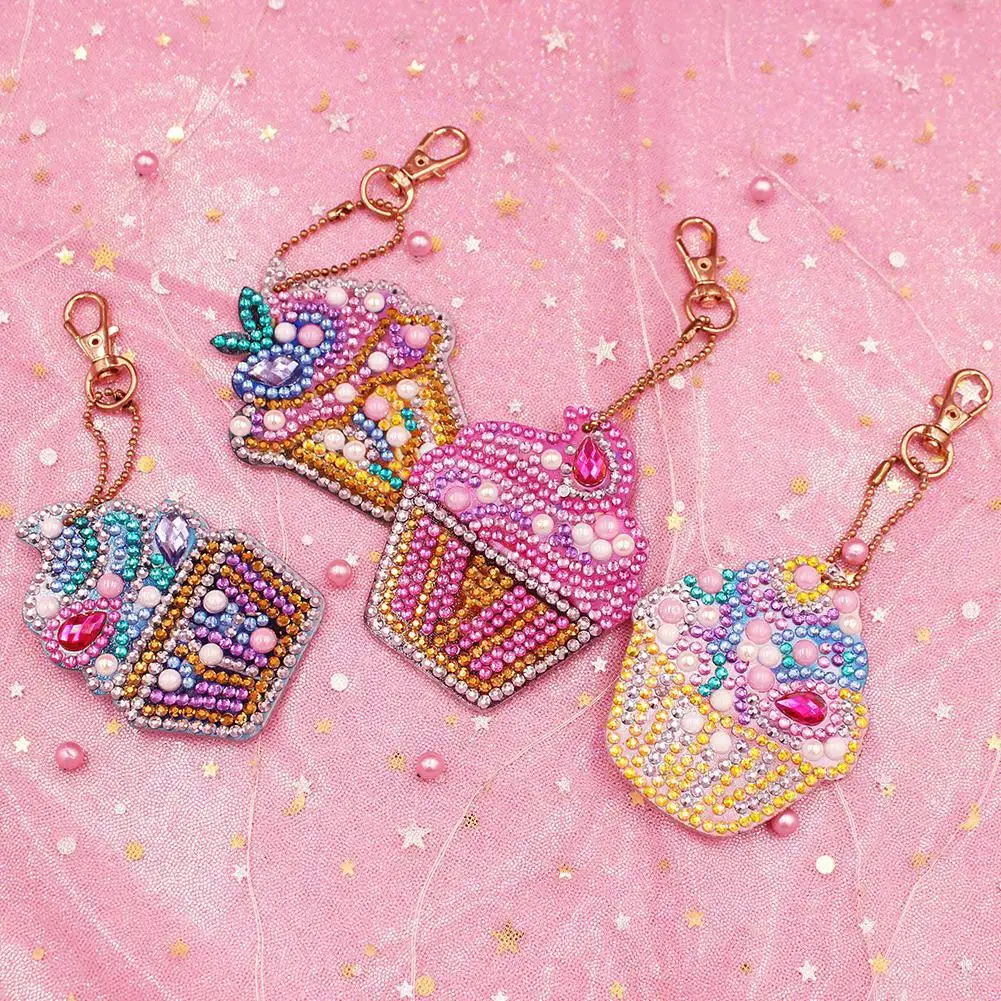 5D алмазная живопись брелок Стразы Подвеска мороженое DIY ремесло набор для картин