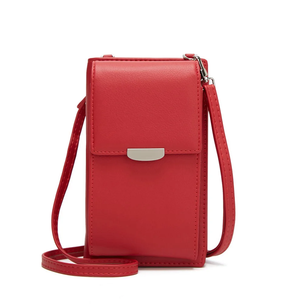 

Женская сумка через плечо, кошелек из искусственной кожи, портативная, для путешествий, мобильный телефон, 2020