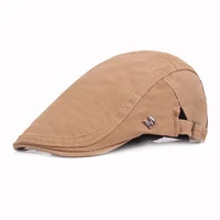 new summer outdoor cotton berets caps for men casual peaked boina m logo forward hats casquette cap