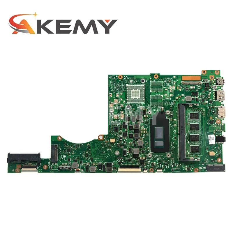 akemy x411ua laptop motherboard for asus x411un x411uq x411ur x411uqk mainboard w i5 8250 8gb ram uam free global shipping