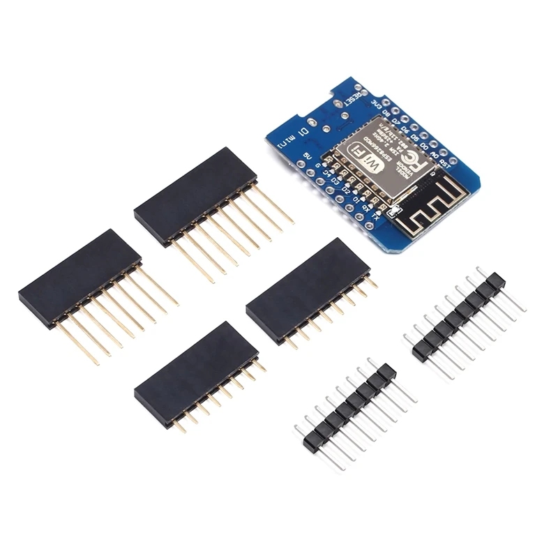 

4 Pcs D1 Mini Nodemcu 4M Bytes, Esp8266 Esp-12F Wifi Internet Modules Development Board for Arduino Wemos D1 Mini