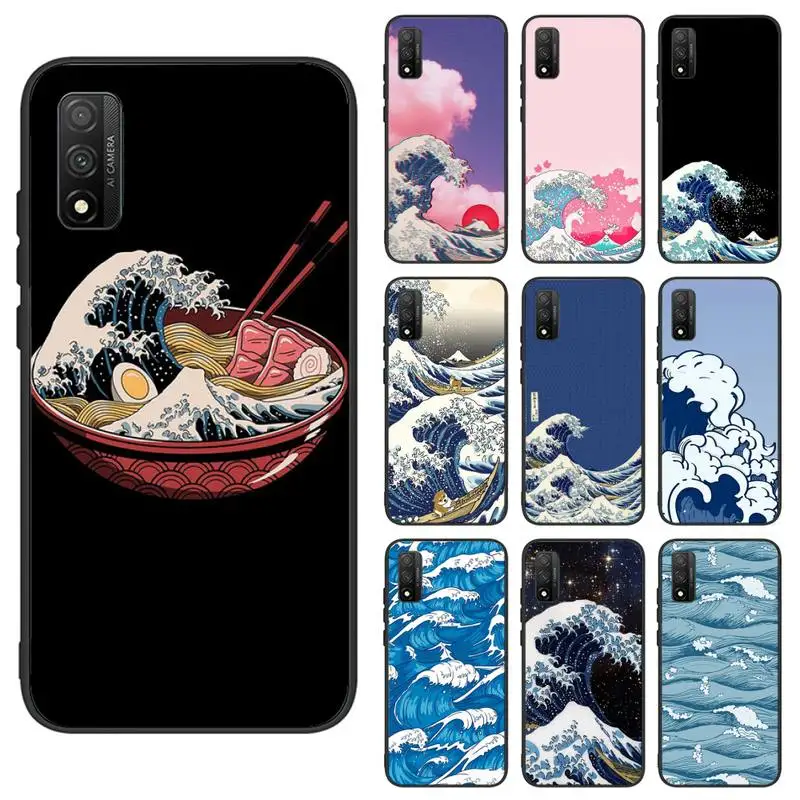 

Wave Phone Case for Samsung A6 A6S A530 A720 2018 A750 A8 A9 A10 A20 A30 A40 A50 A70 A10S A20S A51 A52 Plus 5G cover