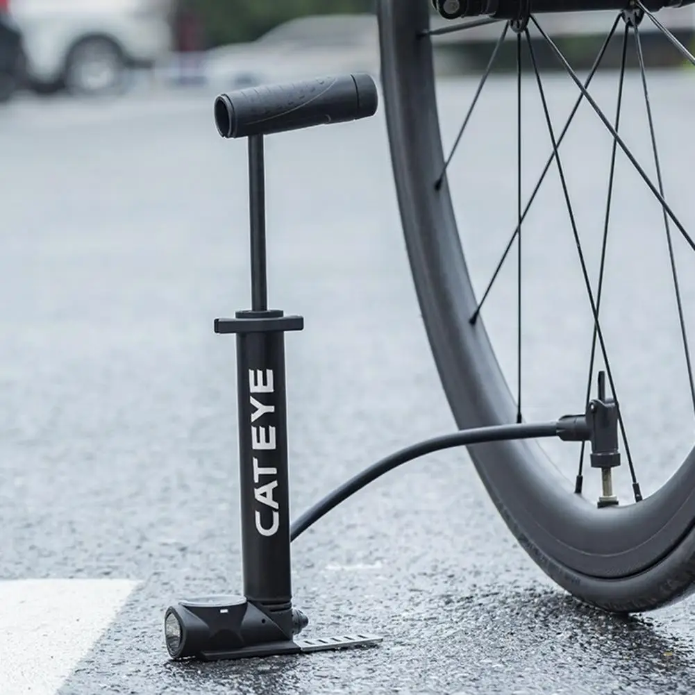 Прочный манометр из алюминиевого сплава велосипедный ножной насос удобный