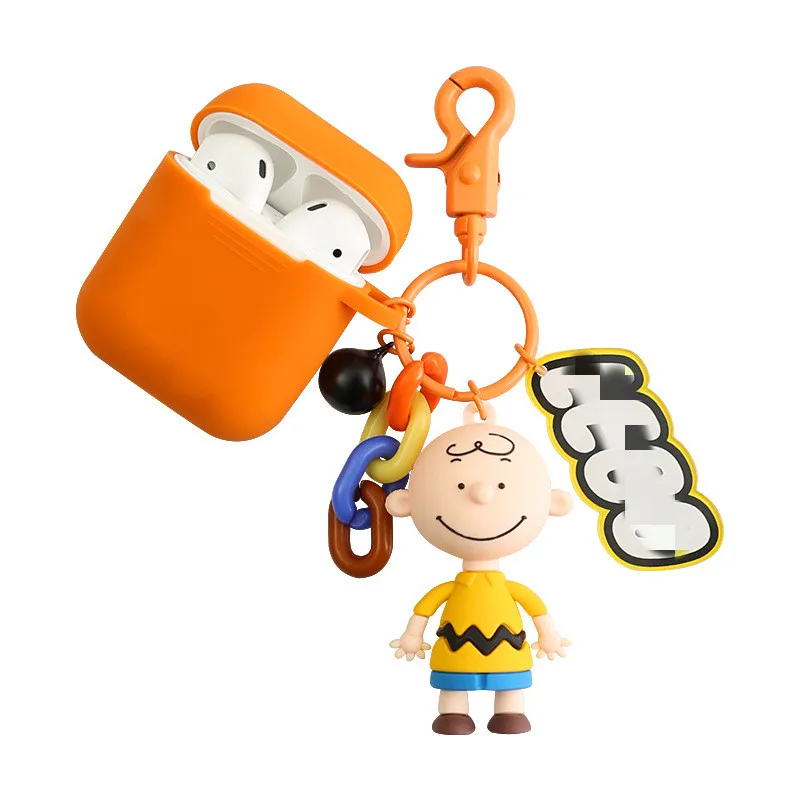 Мультфильм Snoopy Charlie doll брелок защитный чехол для airpods анти-потеря хранения