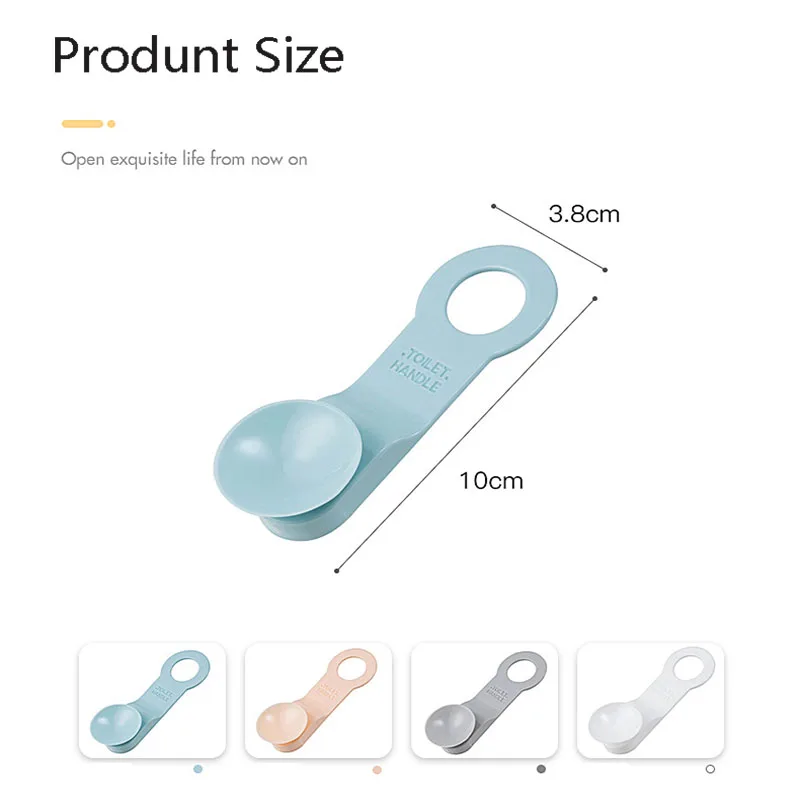 

2Pcs Bath Seat Toilet Seat Lifters Convenient Toilet Lid Device Mention Toilet Potty Ring Handle Home Bathroom Accessories