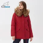 Icebear 2020 зимнее короткое женское пальто Высококачественная женская одежда Модная теплая брендовая куртка GWD20171I