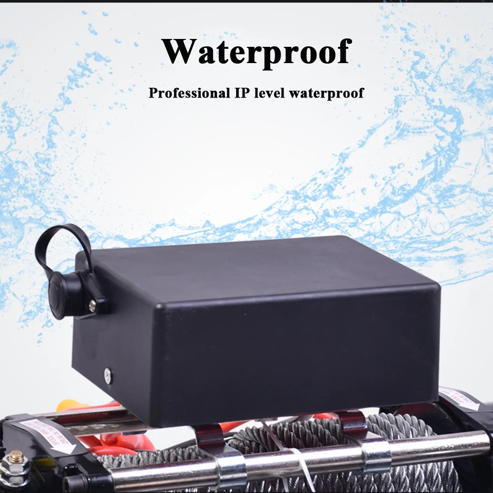 Complete Machine Tools Store 3000lb 12/24V электрическая лебедка Беспроводной Управление IP Класс