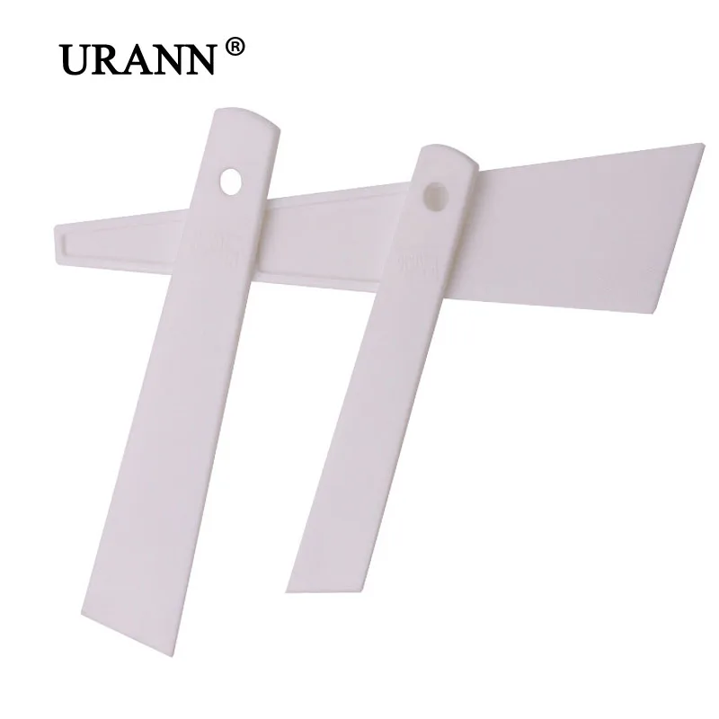 

URANN 3 шт. белый Пластик Gumming доска мазком клей скребок ручной работы резьба шить сшитая кожаная ремесленных инструментов