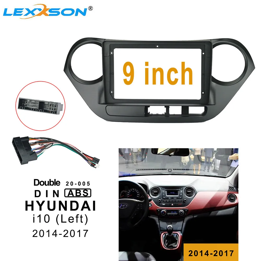 9-дюймовая двойная Din Автомобильная панель комплект для установки приборной