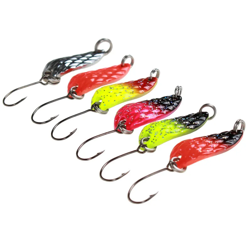 Горгоны 5 шт./лот рыболовный комплект Колеблющаяся блесна 3g с функцией микро ящик