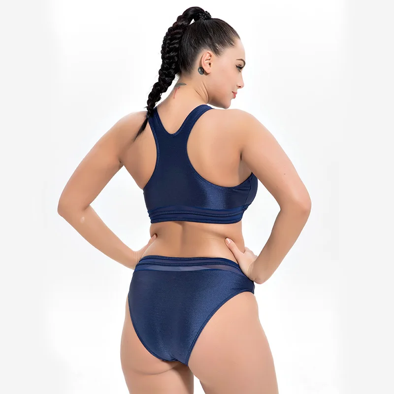 

Bikini Suit Large Size Big Breasts Sexy High Waist Three-piece Split Beach Swimwear Solid Color Stunning Magic Beach Skirt