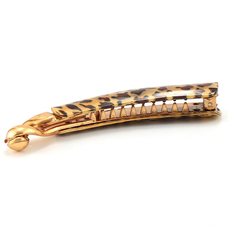 Bow Claw Dark Корейские женские и девичьи леопардовые эластичные резинки для волос с животным принтом, заколки для волос, стразы, широкая резиновая повязка на голову, аксессуары для волос - Цвет: Bow Claw Dark