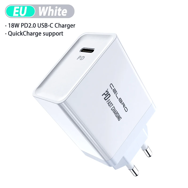 PD Charger EU 60 Вт Быстрая зарядка QC 4,0 Usb PD кабель быстрое зарядное устройство Usb type C To type C кабель для samsung Galaxy Note 10 Plus Note10+ S10 QC4.0 - Тип штекера: PD Charger EU