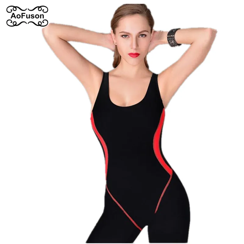 Спортивный Цельный купальник Быстросохнущий боди купальный костюм для гонок