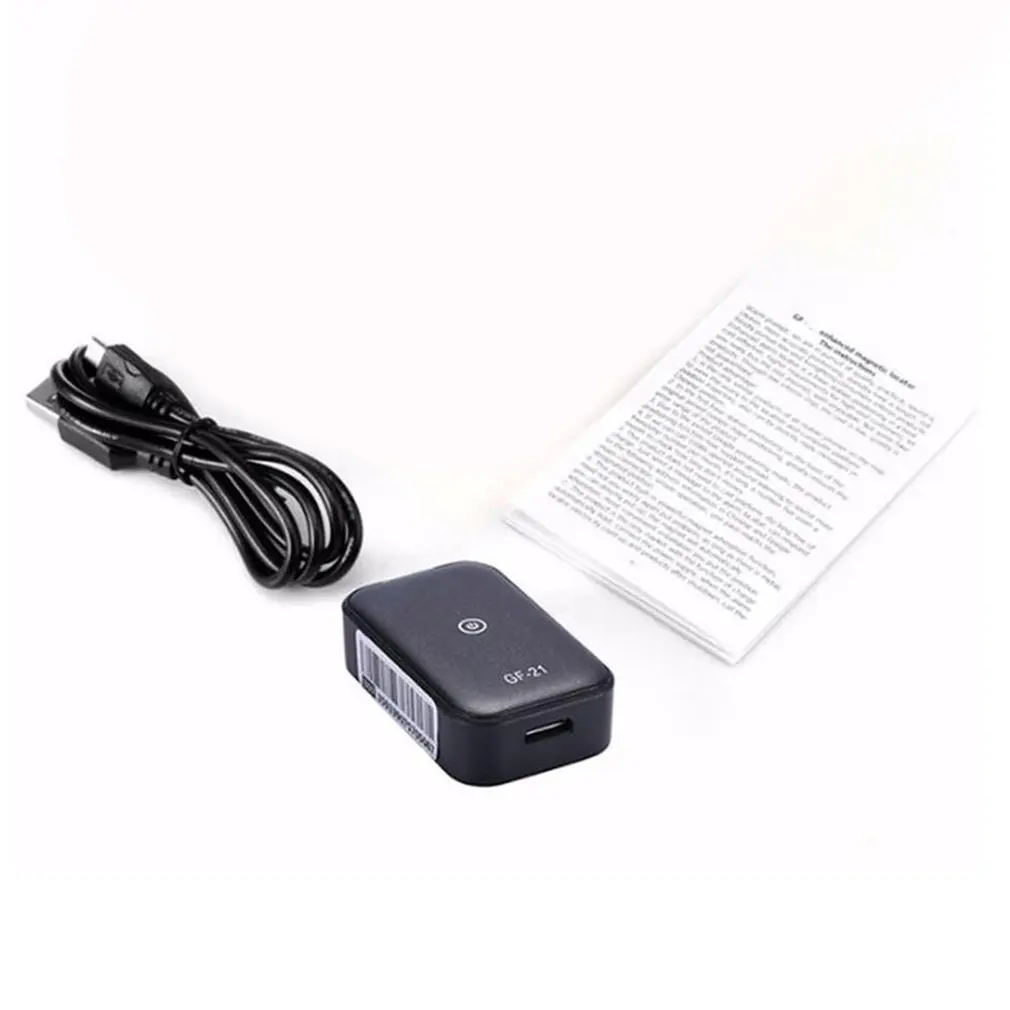

GF21 Mini GPS Real Time Car Tracker Anti-Lost Device Voice Control Recording Locator High-definition Microphone WIFI+LBS+GPS Pos