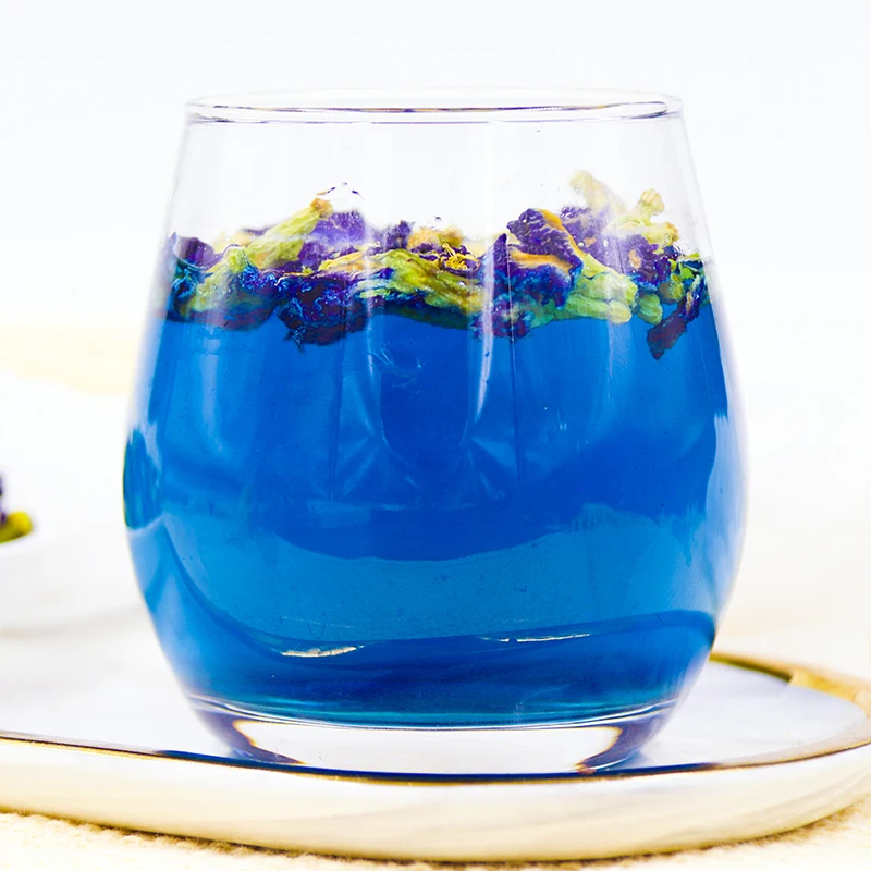 Тайланд синяя бабочка Горох цветочный чай высушенный Clitoria Terna зеленая еда для