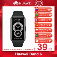 huawei band 6 smartwatch all day spo2 monitoring 1 47 fullview display 2 week battery life fast charging heart rate monitoring