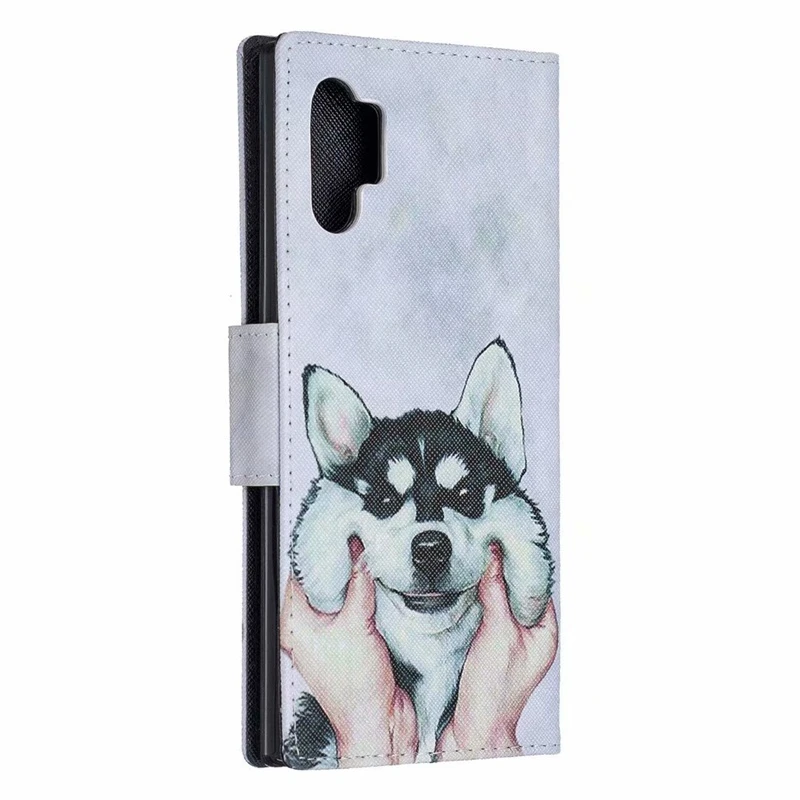 3D чехол-бумажник с откидной крышкой для Samsung Galaxy Note 8 9 10 S7 S8 S9 S10 Plus J3 J4 J5 J6 J7 2017 J330 J530