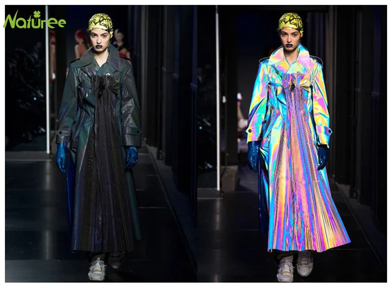 Светоотражающая Волшебная Радужная ткань 1 4 м * 0 7 радужная Рождественская