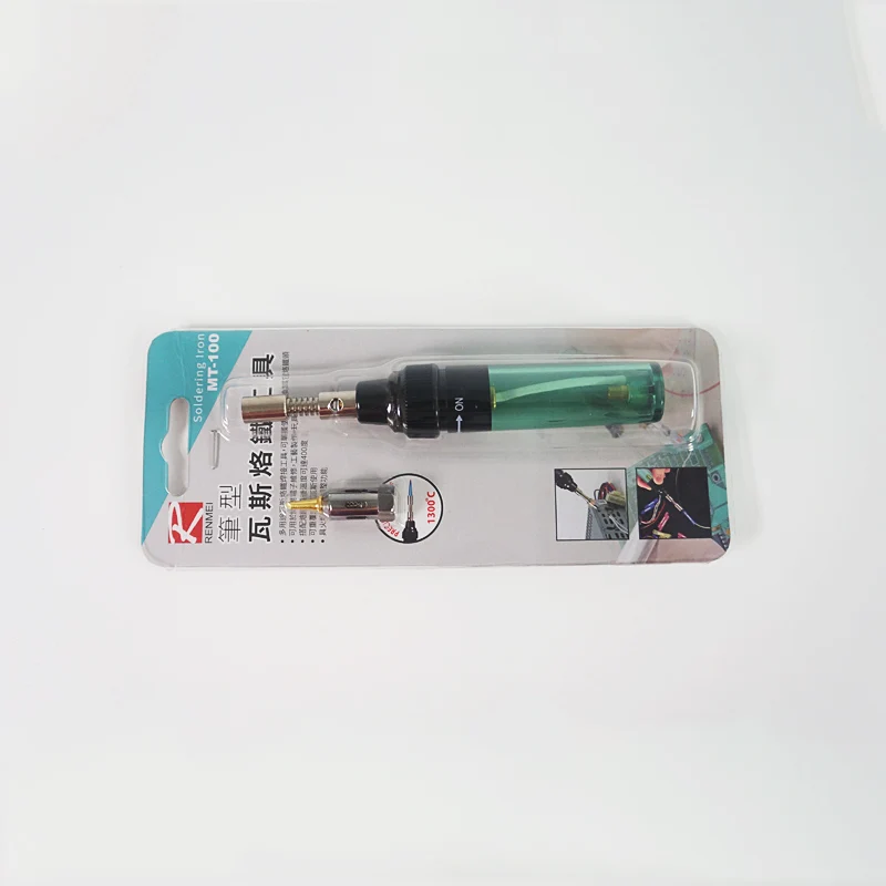 Отличный бутан факел зажигалки Железный инструмент беспроводная ручка Форма