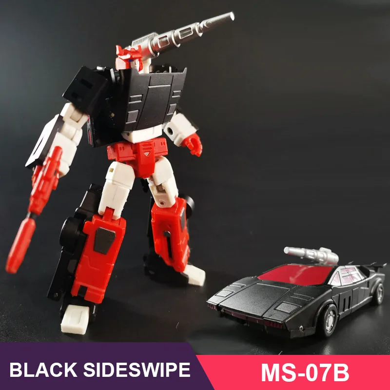 MS Toys трансформер B07B MSB07B MSB04 вытираемая черная пушка мини Экшн фигурка Робот