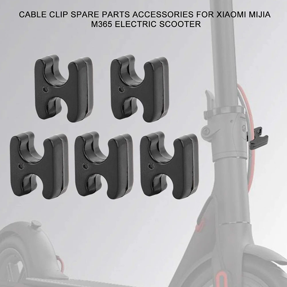 

5pcs Cable Clip Organizer Clamps For Xiaomi Mijia M365 Electric Scooter Skateboard Data Telephone Line Winder Durable Cable Clip