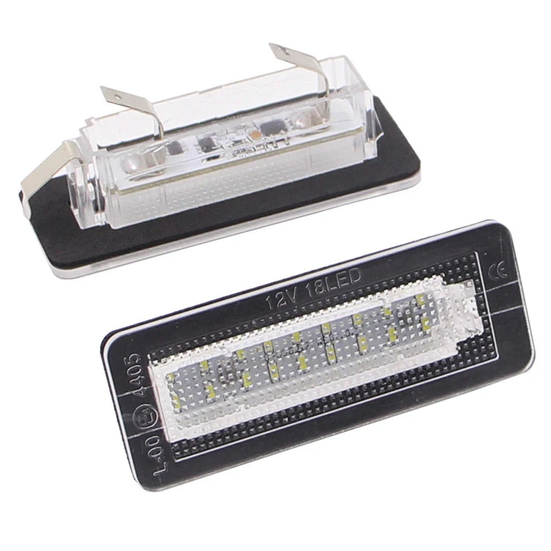18SMD светодиодный для Smart Fortwo Coupe освещения номерного знака 450 451 прочный полезный