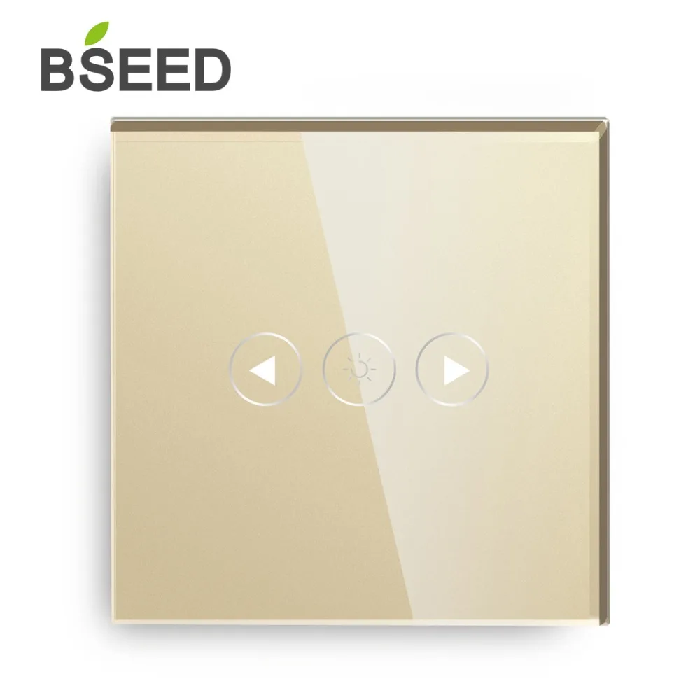 BSEED Wifi 1 банда умный диммер беспроводной wi-fi-переключатель белый черный золотой цвета поддержка для Tuya Google Assistant