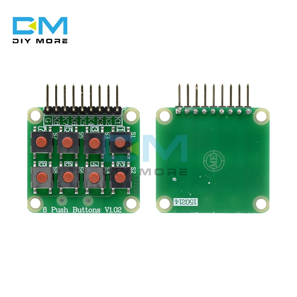 2x4 клавиатуры 4x2 8 кнопочных кнопок V1.00 кнопочная Матрица Кнопка для Arduino AVR PIC 2*4