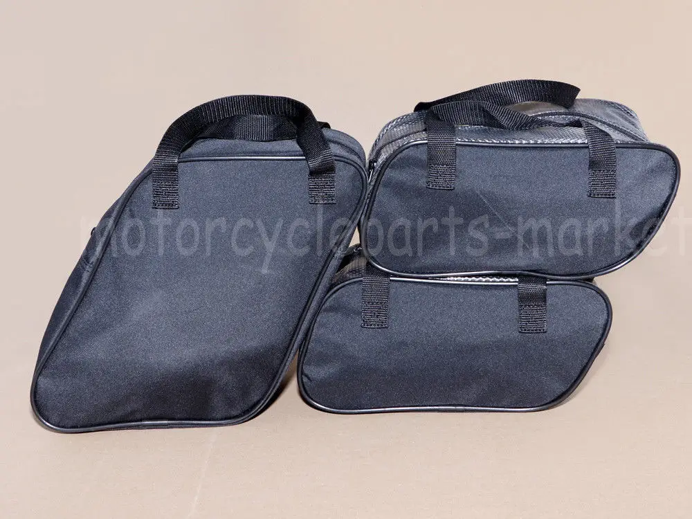 4 Pcs Black Saddlebag Packing Cube Liner Set Bag For Harley Touring FLHT EFI FLHTI CVO Classic FLHTCSE 1996-2013 |