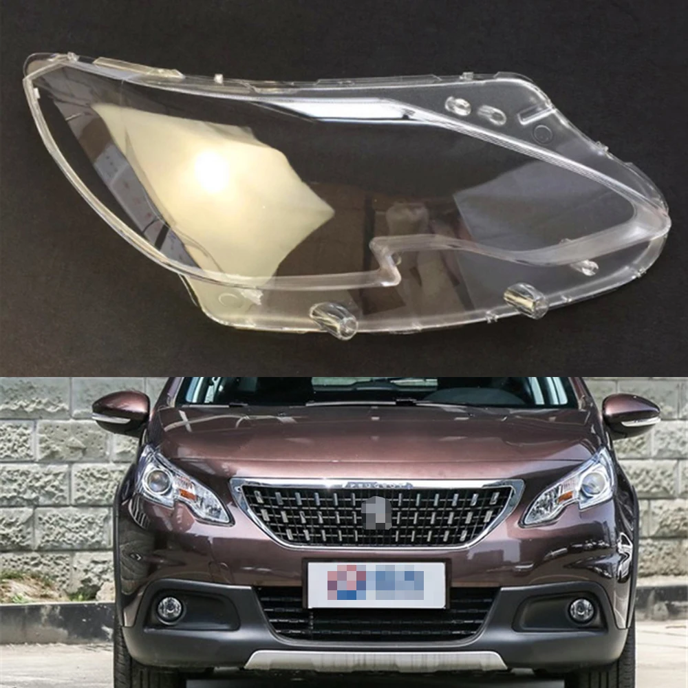Автомобильная фара линза для Peugeot 2008 автомобильная передняя крышка | Автомобили и