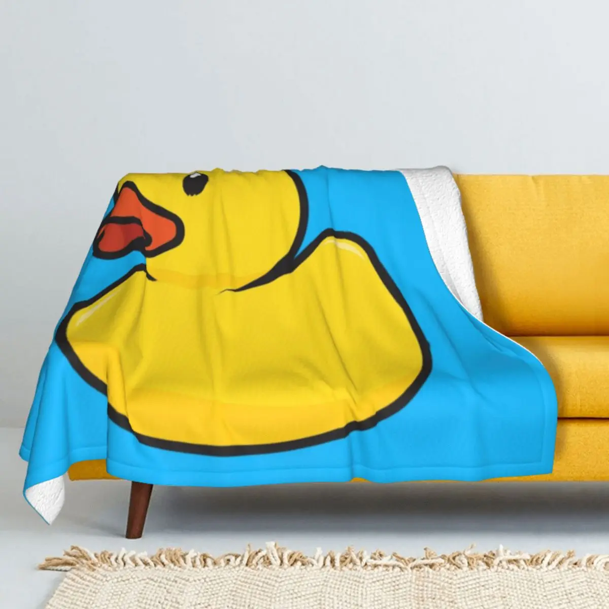 

Резиновое зимнее утолщенное кашемировое одеяло в виде уток, фланелевое одеяло, мягкая подкладка для кровати, подарок для взрослых