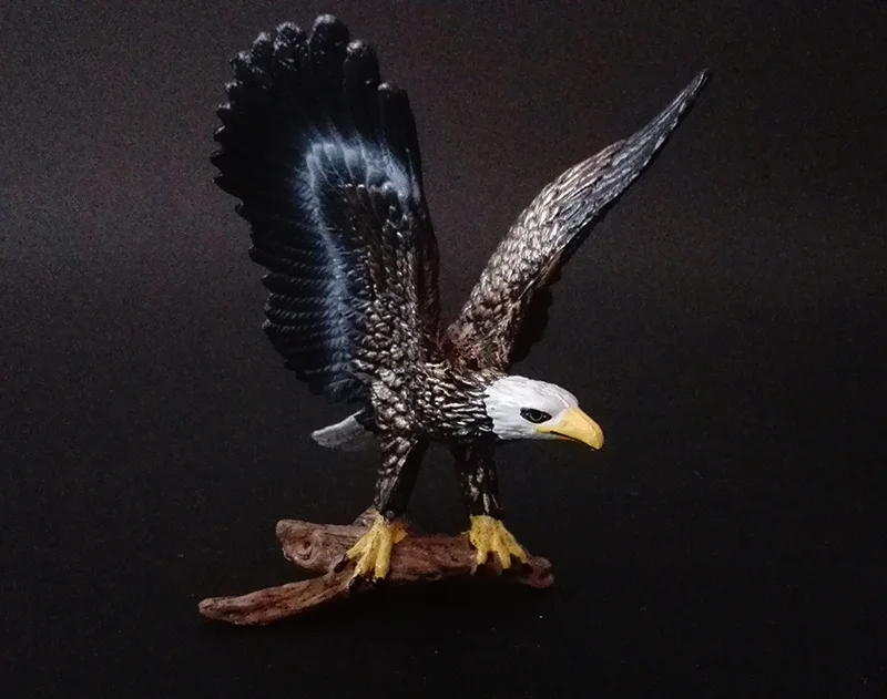sea eagle Оригинальная натуральная дикая джунгли, ферма, животное, птица, серия, леопард, кошка, пантера, ягуар, Коллекционная модель, детская игрушка, подарок для детей - Цвет: sea eagle