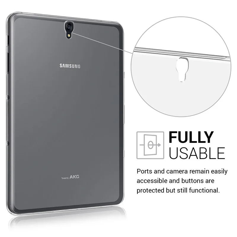 Чехол для планшета Galaxy Tab S3 9 7 &quotTPU силиконовый чехол защитный Кристальный Samsung