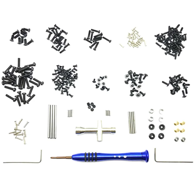 M2 M2.5 M3 винт для Wltoys 144001 1/14 RC Запасные части автомобиля винты с поворотной головкой