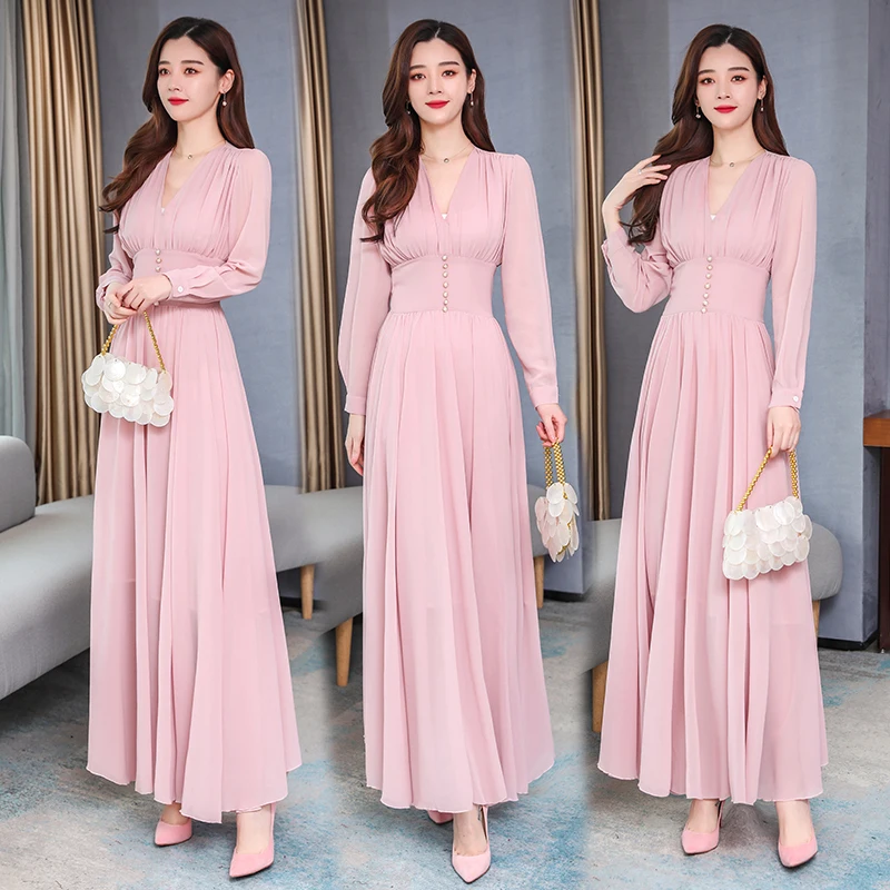 Новинка винтажное женское шифоновое платье во французском платформе