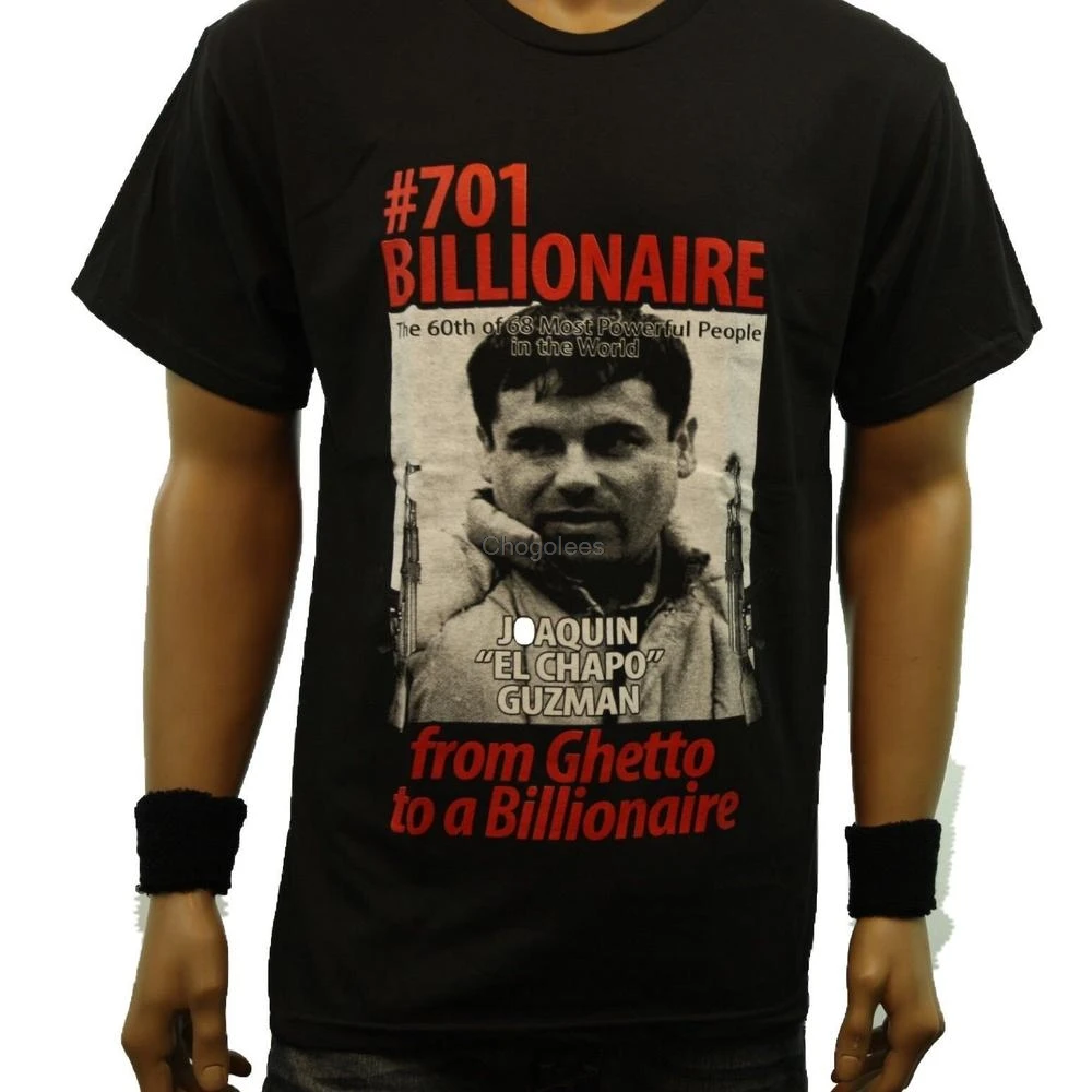 Мексиканские Графические футболки El Chapo от гетто до миллиардера Мексиканская
