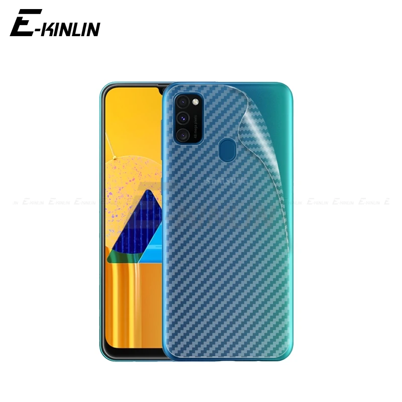 5 шт. мягкая задняя крышка из углеродного волокна пленка для Samsung Galaxy M01 Core M02 M11 M21 M30