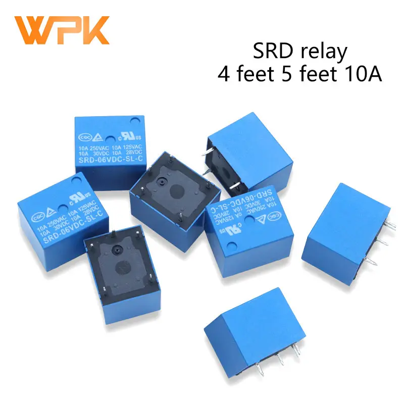 SRD реле 03V 05в 09V 12V 24VDC SL A C 4 фута 5 футов 10A 1 шт.|Интегральные схемы| |