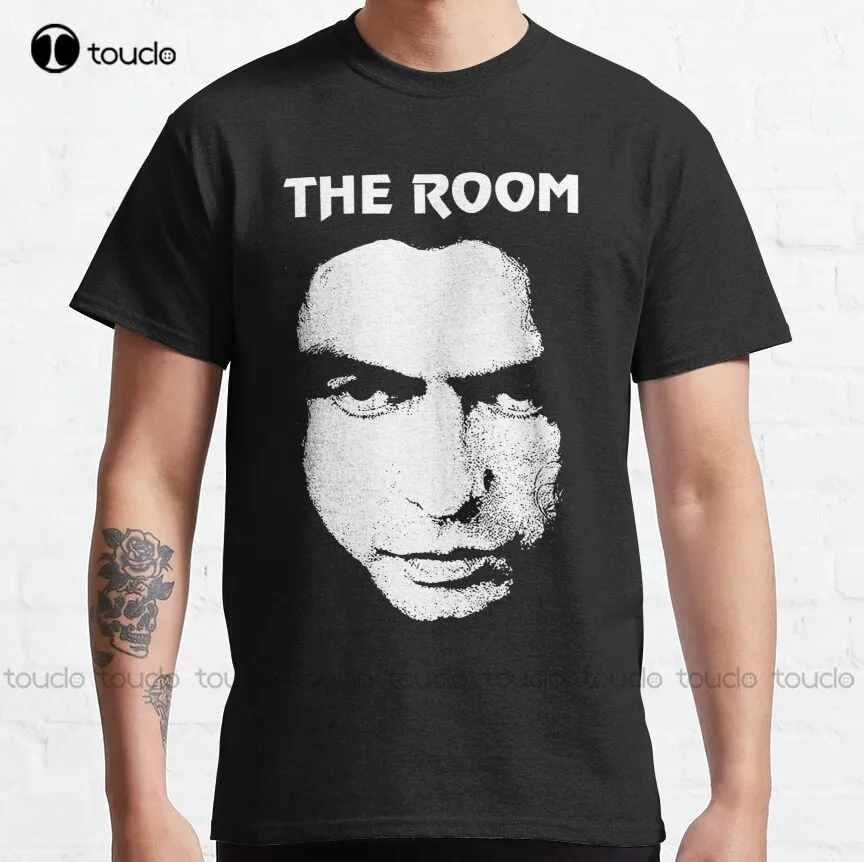 

Классическая футболка The Room (фильм), женская футболка с индивидуальным дизайном, футболка унисекс с цифровой печатью для подростков, Классич...