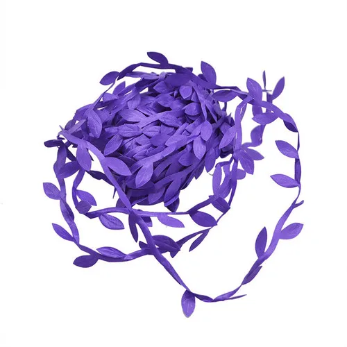 

10 Meter Leaf-Shaped Handmake Artificial green Leaves For Wedding Decoration DIY Wreath Gift Scrapbooking Craft Fake Flower
