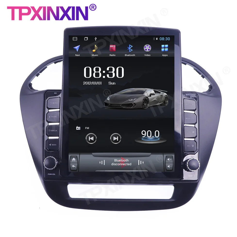 저렴한 타타 TIAGO 안드로이드 128G 무선 Carplay 터치 스크린 스테레오 수신기 6 + 128G 자동차 라디오 플레이어 라디오 IPS 스크린