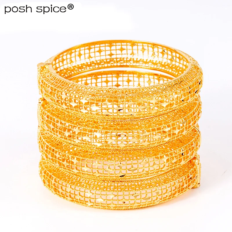 

Dubai Bangles for Women Ethiopian Bracelets&Bangles Wedding Jewelry African Gold Bangle with Charm Indian Bracelets