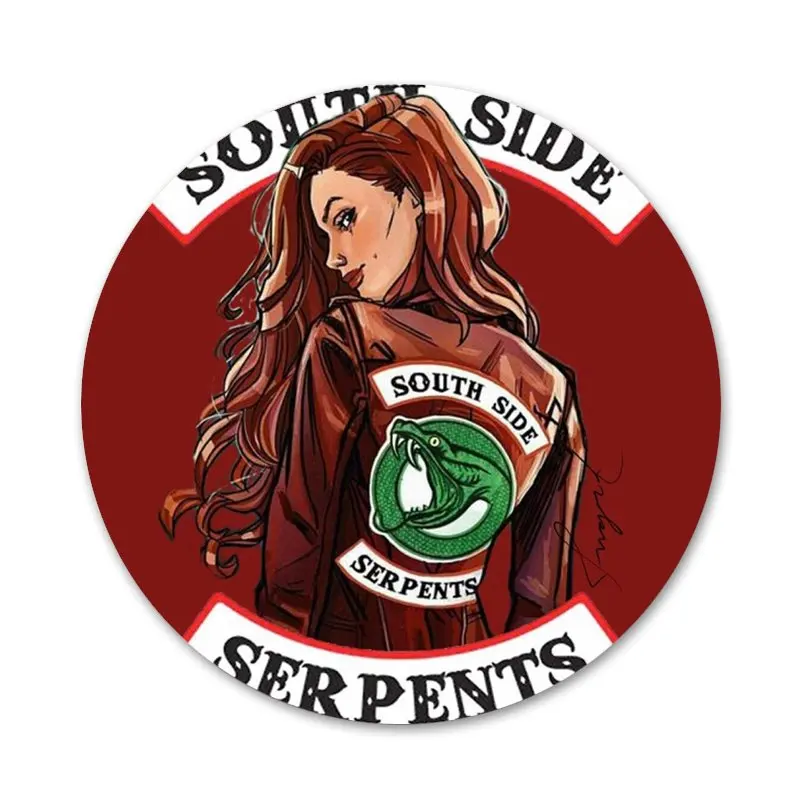 58 мм ривердейл ТВ шоу значок брошь заколка аксессуары для одежды рюкзак