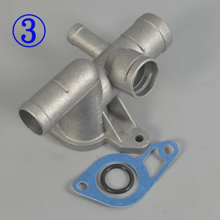 Соединительная труба шланга охлаждающей жидкости из алюминиевого сплава 06A 121 133J